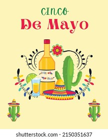 Yellow Modern Cinco De Mayo
