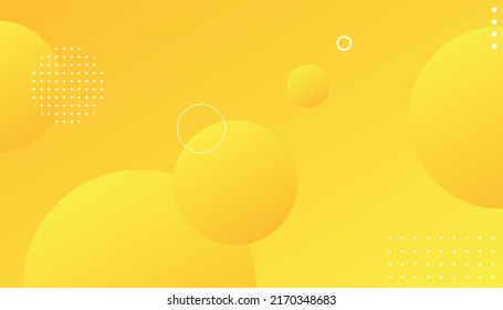 Yellow Modern liquid color background. Dynamic circle abstract. dynamic background, gradient color, flowing shapes,. Usable for landing page. Trendy and modern background color
