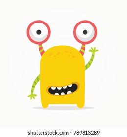 Yellow monster art
