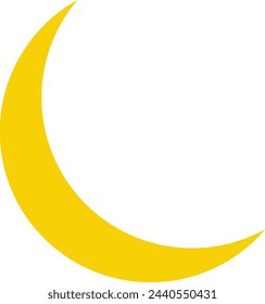 Luna amarilla tan lindo para diseñar su trabajo