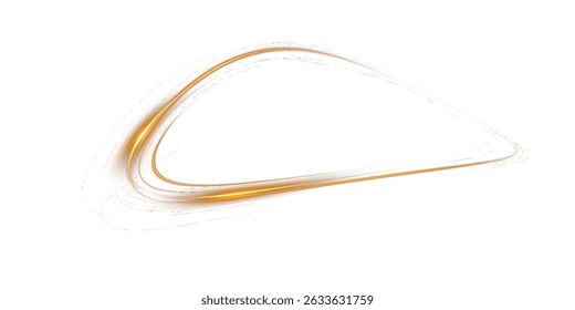 Yellow Neon Circle High Voltage Glow with Energy Burst and Electric Halo for Sci-Fi Light Effects on Black