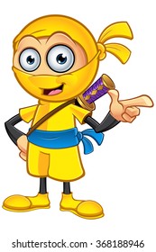 Yellow Ninja Character