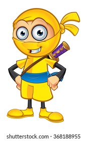 Yellow Ninja Character