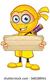 Yellow Ninja Character