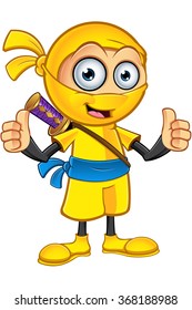 Yellow Ninja Character