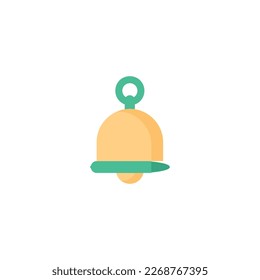 A yellow object with a green ring on it.