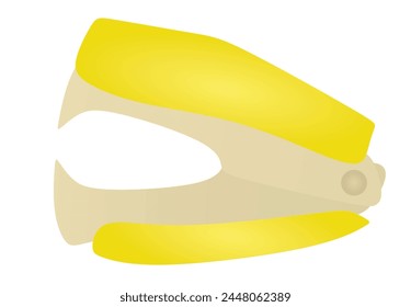 Yellow  office destapler. vector illustration