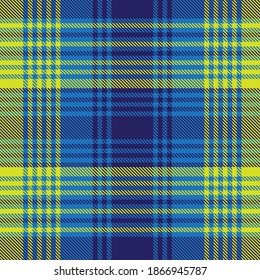 Yellow Ombre Plaid textured seamless pattern suitable for fashion textiles and graphics