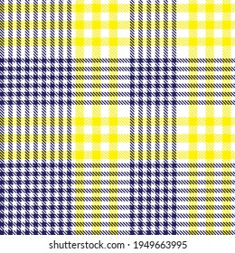 Yellow Ombre Plaid textured seamless pattern suitable for fashion textiles and graphics