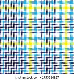 Yellow Ombre Plaid textured seamless pattern suitable for fashion textiles and graphics