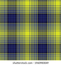Yellow Ombre Plaid textured seamless pattern suitable for fashion textiles and graphics