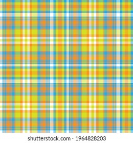 Yellow Ombre Plaid textured seamless pattern suitable for fashion textiles and graphics