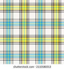 Yellow Ombre Plaid textured seamless pattern suitable for fashion textiles and graphics