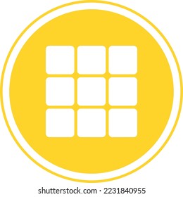 Symbol für gelbe Optionen, Symbol für Optionen erweitern, Schaltfläche Optionen