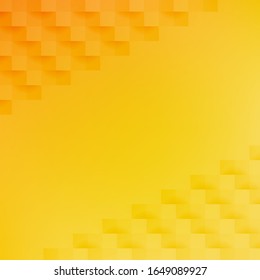 Yellow And Orange Abstract Background With Gradient Mesh, Vector Illustration