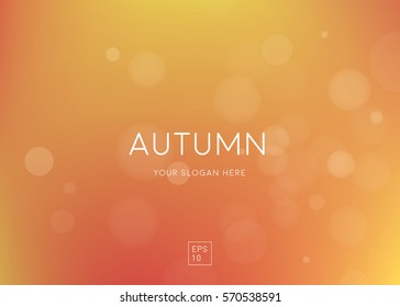 yellow - orange abstract blur background vector