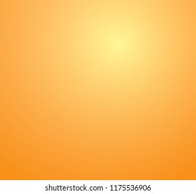 Yellow and Orange abstract studio room background. Vector Illustration.