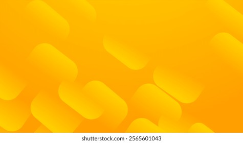 Yellow and orange abstract style gradient background with dynamic shapes composition.