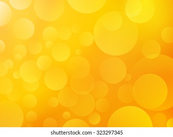 yellow orange background with bokeh
