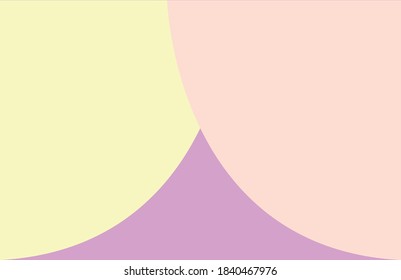 Anaranjado amarillo en forma de semicírculo. Una plantilla web o un sitio web con un fondo abstracto. Fondo del vector epS10