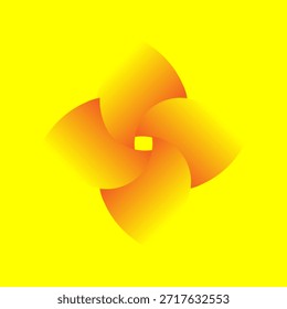 Yellow and orange background images, abstract backgrounds, 3D background concepts

