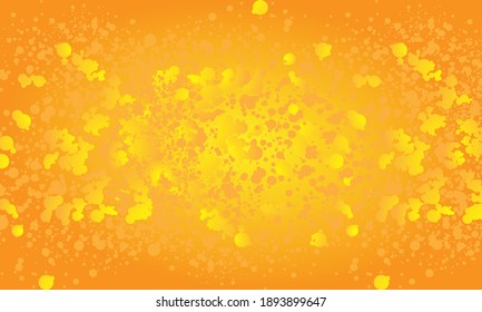 Yellow and Orange became Golden abstract background
