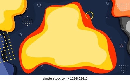 yellow orange blue abstract background big promotion holiday carnival sale discount
