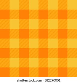 Yellow Orange Chessboard Background Vector Illustration
