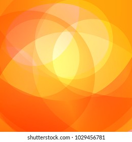 Yellow and orange colors trasparent background.