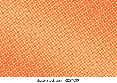 Yellow and orange dotted halftone vector background. Textured ink dots halftone template. Vintage dotted pattern. Abstract dotted backdrop. Juicy surface design. Grungy halftone texture. Pop art cover