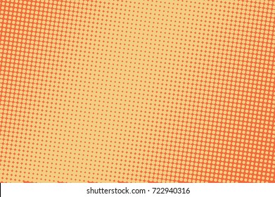 Yellow and orange dotted halftone vector background. Textured diagonal halftone template. Vintage dotted pattern. Abstract dotted backdrop. Juicy surface design. Grungy halftone texture. Pop art cover