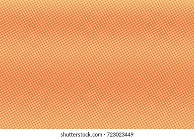Yellow and orange dotted halftone vector background. Vivid halftone banner template. Vintage dotted pattern. Abstract dotted backdrop. Juicy surface design. Grungy halftone texture. Pop art background