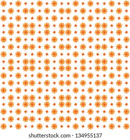 Yellow and Orange Flowers Background