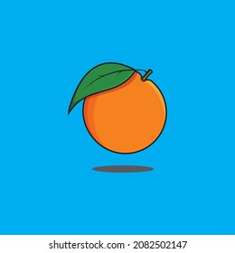yellow orange fruit icon design