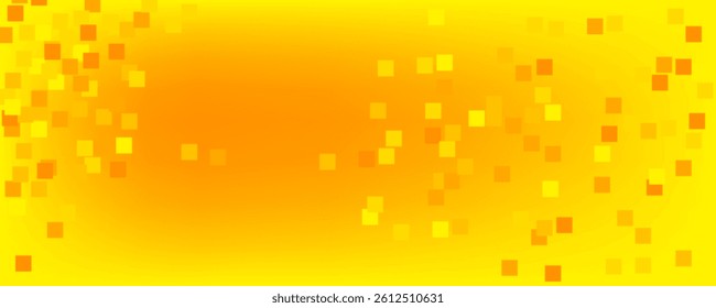 Yellow orange geometric abstract background. Color vector template, dynamic banner with geometric elements, bright summer mockup