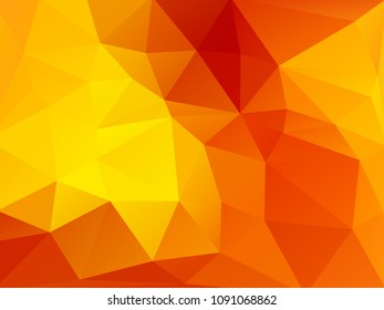 yellow orange geometric background