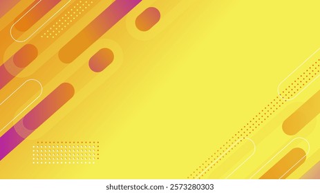 Yellow orange gradient abstract background, modern geometric patterns.