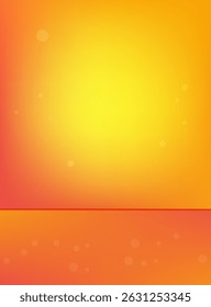 Abstractas puntos de color amarillo y naranja degradado y fondo de efecto de desenfoque