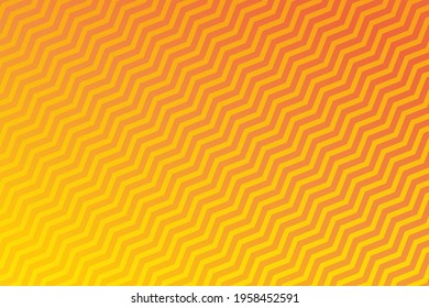 Yellow and orange gradient colorful with line zig zag pattern background for banner design