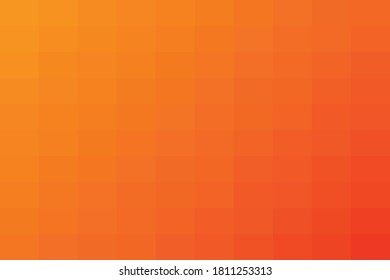Fondo pixelado geométrico gradiente amarillo y naranja. Fondo vectorial.