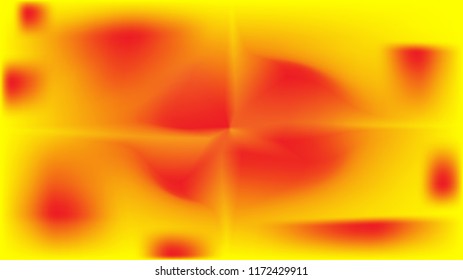 Yellow and orange gradient mesh vector background with copy space 