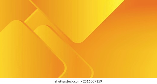 Fondo de Formas de degradado amarillo y naranja. Ilustración vectorial