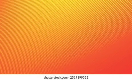 Gradiente amarillo y naranja con líneas de rayas Imagen de Vector de fondo abstracto
