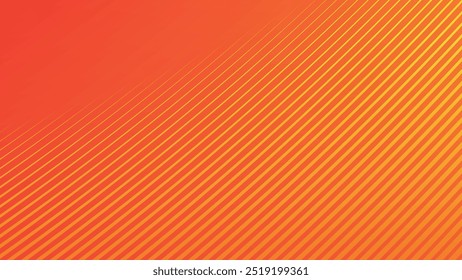 Gradiente amarelo e laranja com imagem de vetor de plano de fundo abstrato com listras