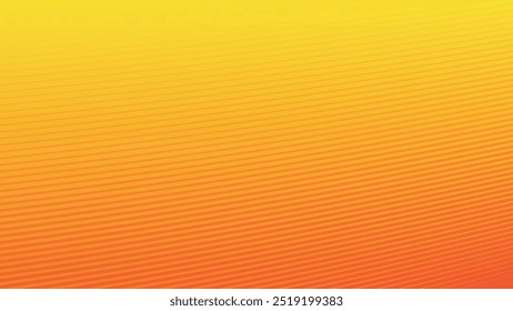 Gradiente amarelo e laranja com imagem de vetor de plano de fundo abstrato com listras