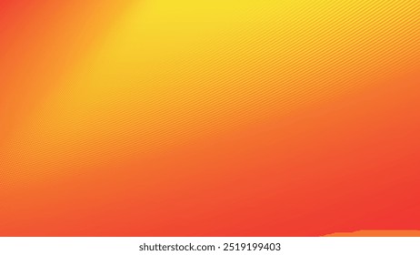 Gradiente amarillo y naranja con líneas de rayas Imagen de Vector de fondo abstracto