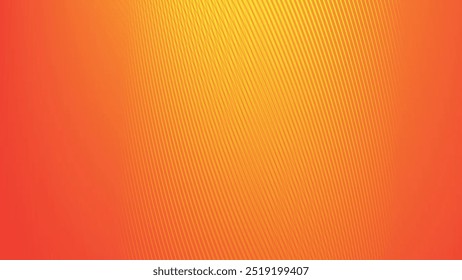 Gradiente amarelo e laranja com imagem de vetor de plano de fundo abstrato com listras