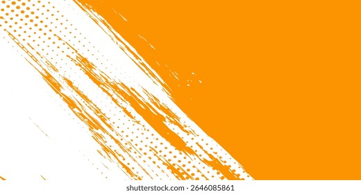 textura grunge amarela e laranja em fundo isolado.
