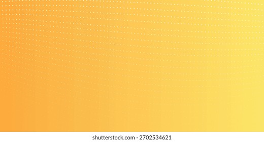 Patrón de semitono naranja amarillo. Fondo de degradado de cómic retro. Textura cuadrada pixilada de la historieta del punto. Patrón de degradado desvanecido de arte Pop
