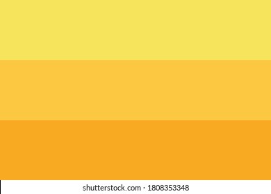Yellow and orange horizontal striped wallpaper. Vector picture. Simple background.
